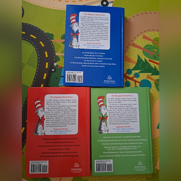 Dr. Seuss Beginner Books Collection - Blue, Red, Green - Picture 2 of 3